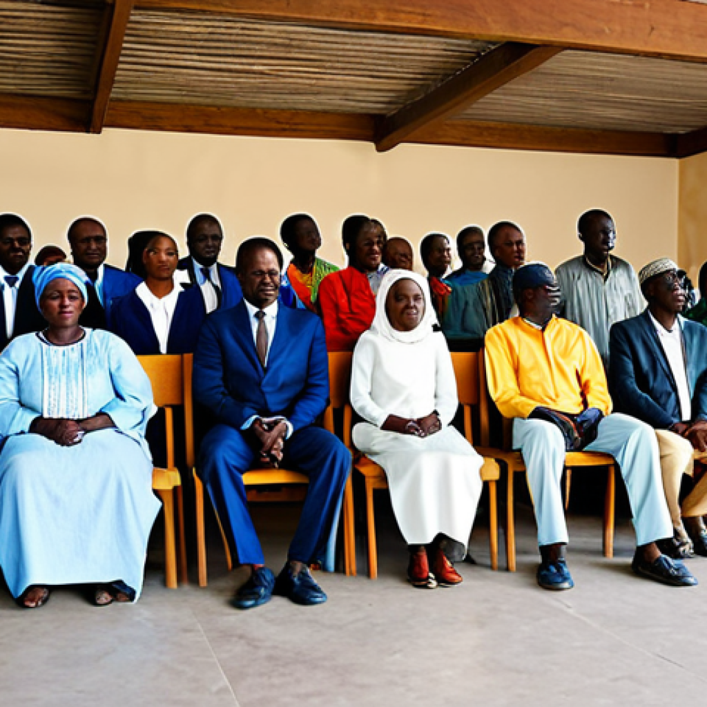 Democratic Stability**

"A diverse group of Chadian citizens participating in a town hall meeting, discussing community development, fully clothed, appropriate attire, safe for work, perfect anatomy, natural proportions, modest clothing, well-lit community center, professional photography, high quality, family-friendly."

**